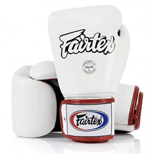 Перчатки боксерские Fairtex (BGV-1 White/red/black)